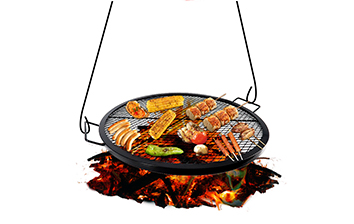 Toposon 36 Inch Foldable Fire Pit Grill Grate
