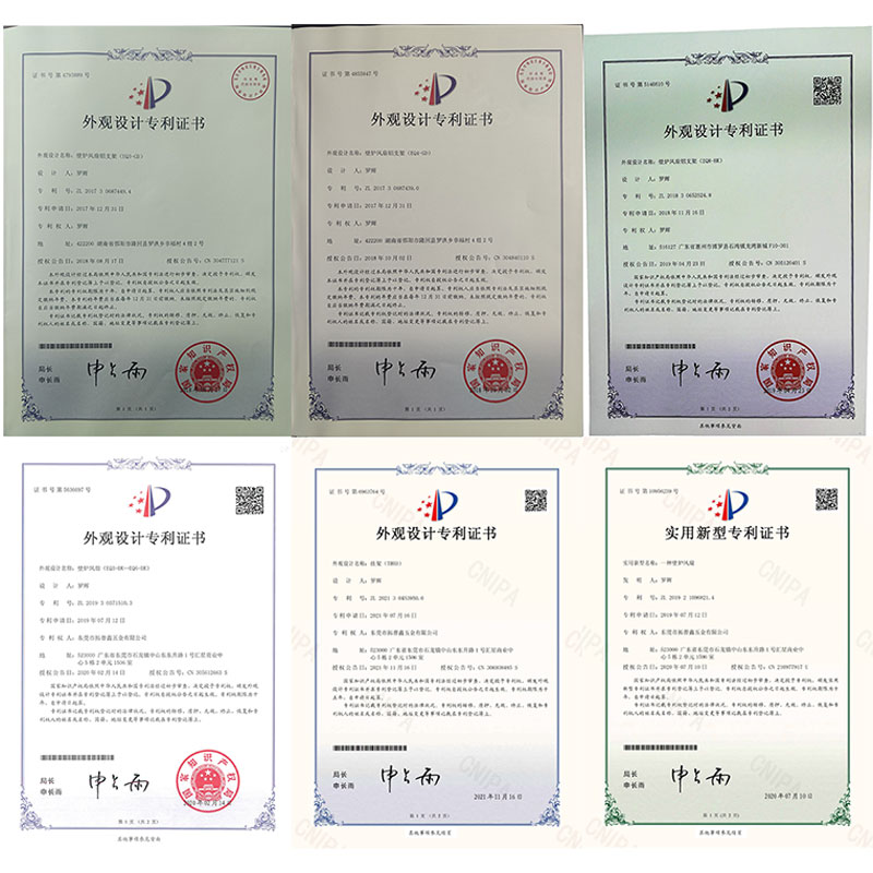 Toposon Company Certificate & Patent