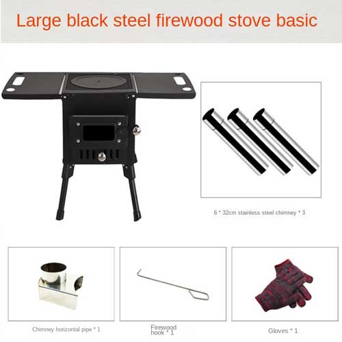 3w Folding Wood Stove