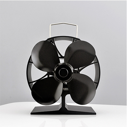 Mini Round 4 Blades Stove Fan