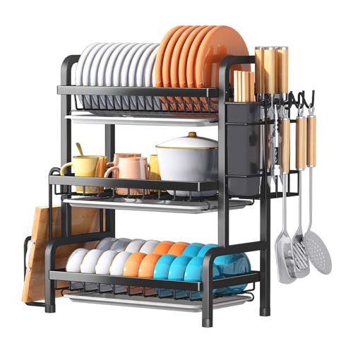  GSlife Dish Drying Rack for Kitchen Counter or in Sink